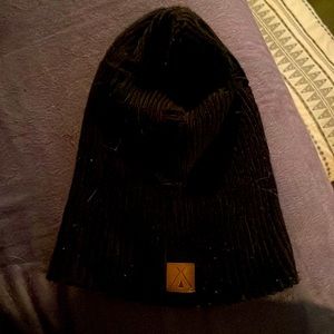 Tribe Kelley black distressed beanie